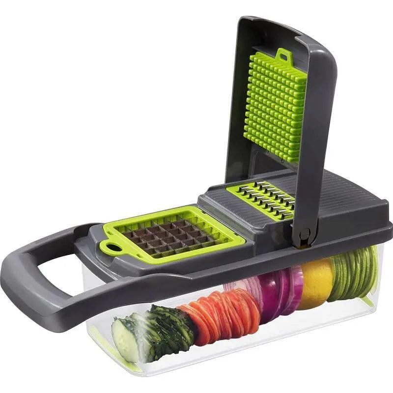 12 in 1 Vegetable Cutter Slicer Chopper with Basket - THE TRENDZ HIVE 