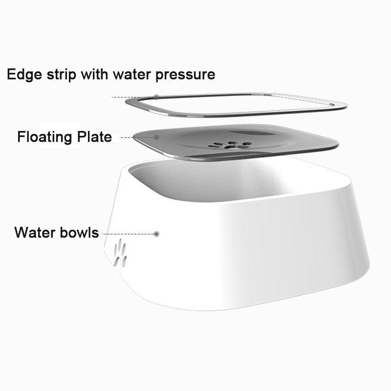 Pet Floating Bowl no Water Splashing - THE TRENDZ HIVE 