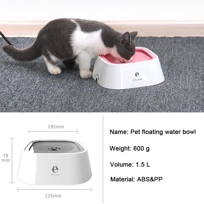 Pet Floating Bowl no Water Splashing - THE TRENDZ HIVE 