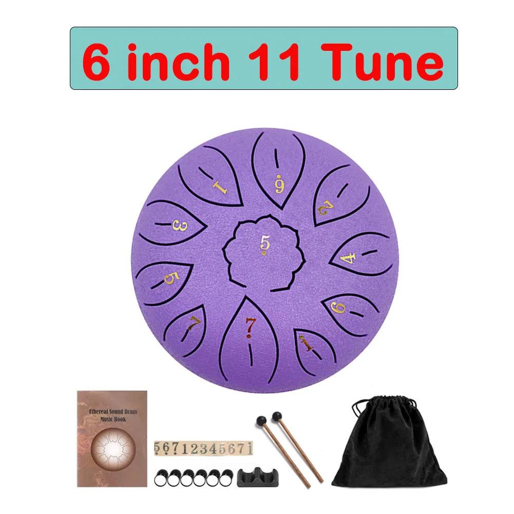 Tongue Drum 6 Inch Steel Set - THE TRENDZ HIVE 