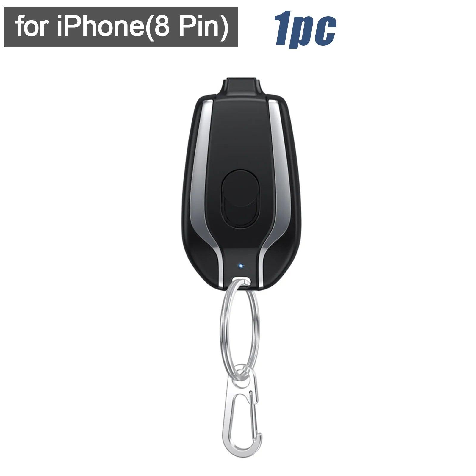 Keychain Portable Emergency Phone Charger Power Bank - THE TRENDZ HIVE 