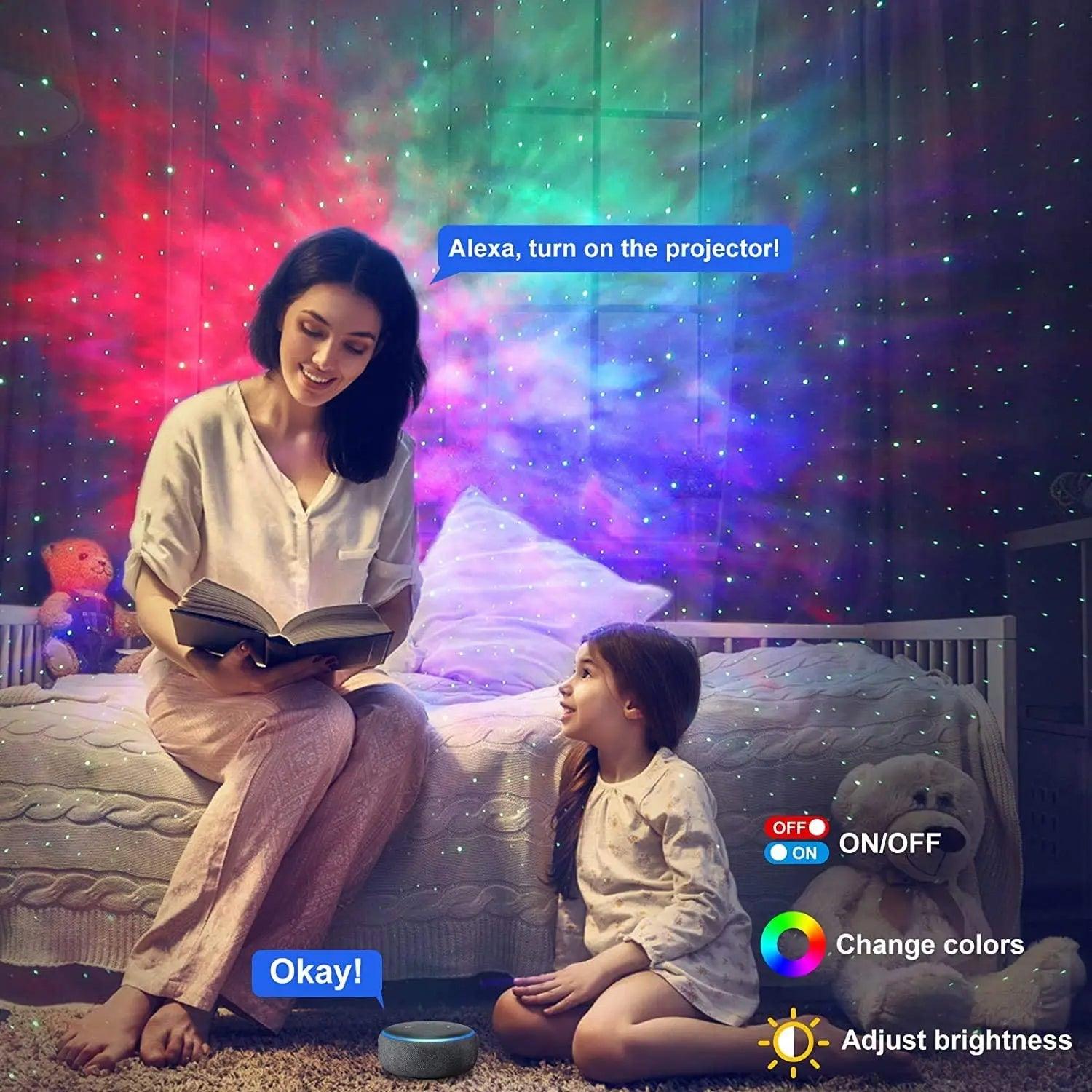 Tuya WiFi Smart Aurora Galaxy Star Projector Night Light - THE TRENDZ HIVE 