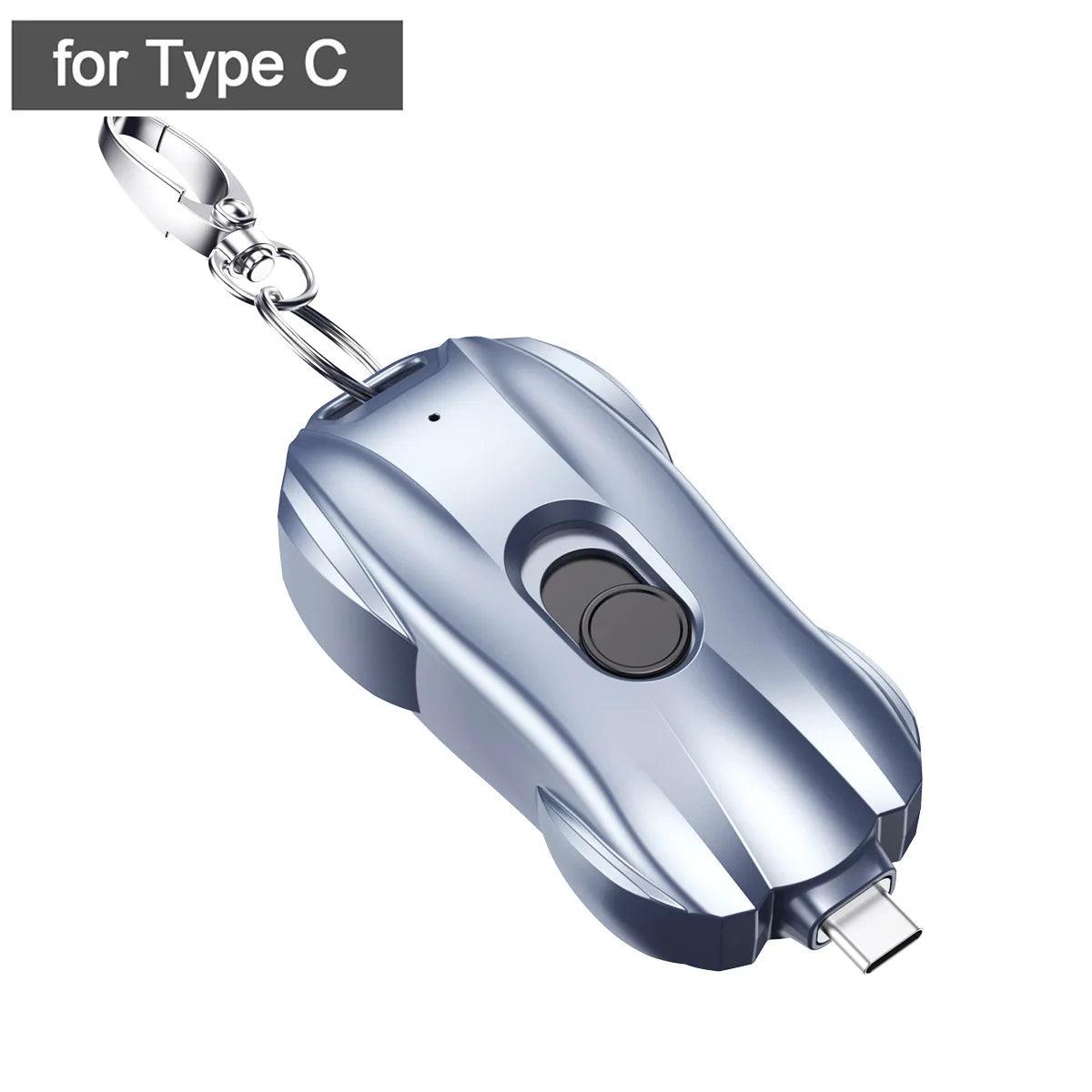 Keychain Portable Emergency Phone Charger Power Bank - THE TRENDZ HIVE 