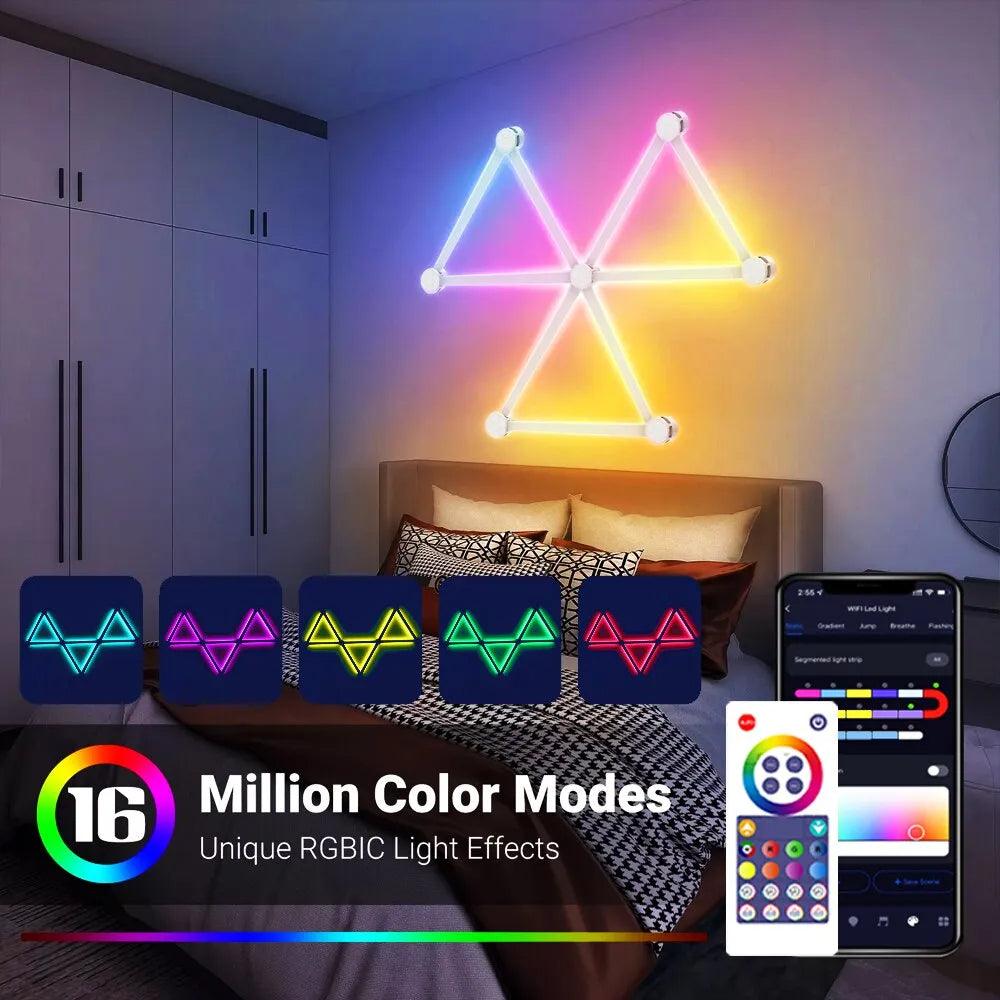 WIFI LED Smart Wall Light Bar Lamp RGBIC - THE TRENDZ HIVE 