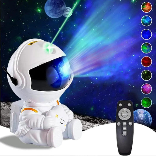 Star Projector Sitting Astronaut Galaxy Night Light - THE TRENDZ HIVE 