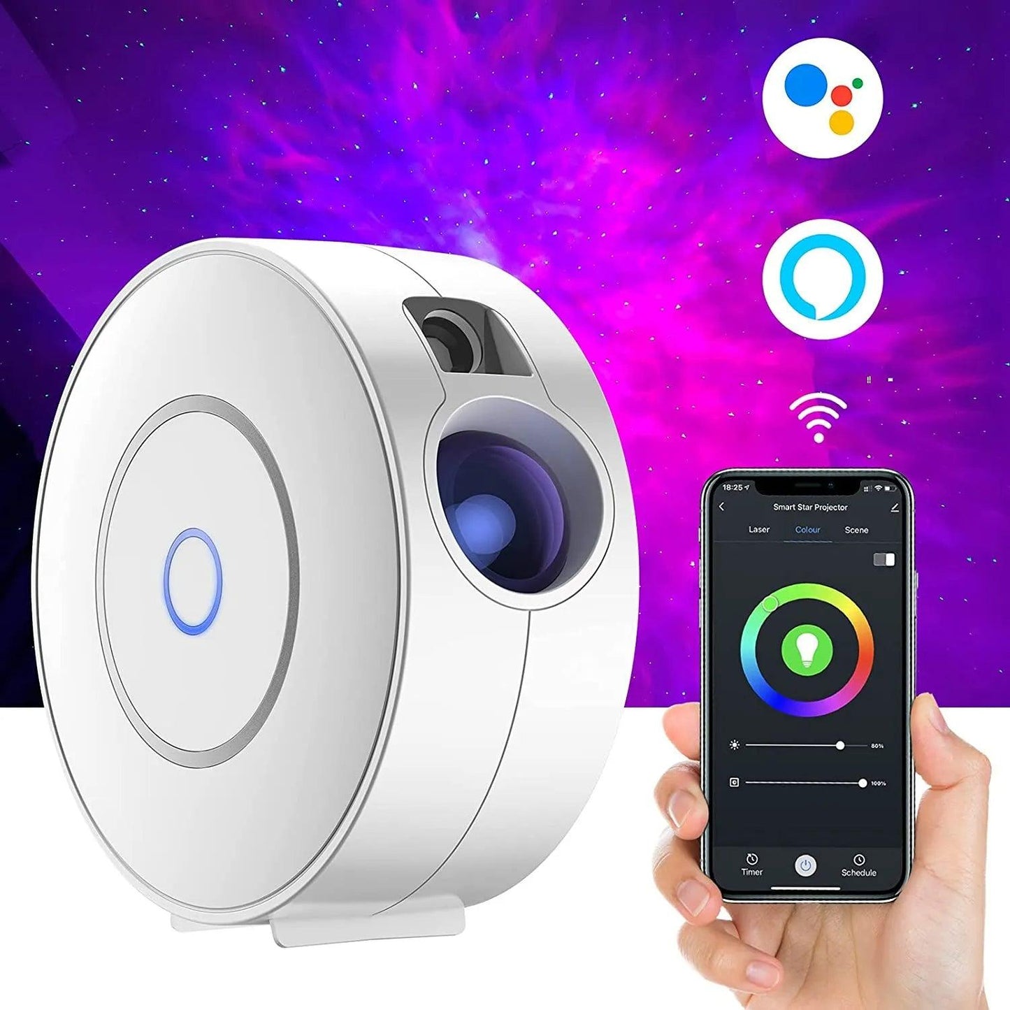 Tuya WiFi Smart Aurora Galaxy Star Projector Night Light - THE TRENDZ HIVE 