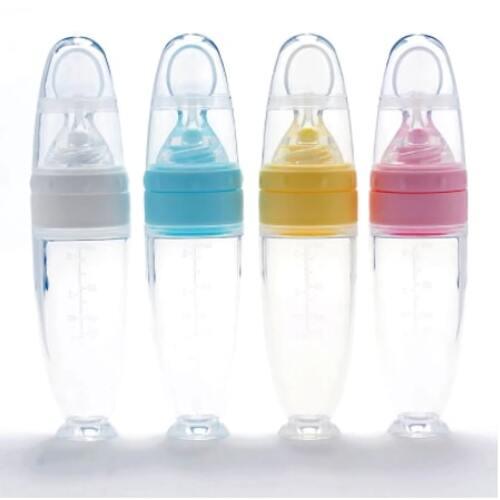 Baby Feeding Squeeze Spoon - THE TRENDZ HIVE 