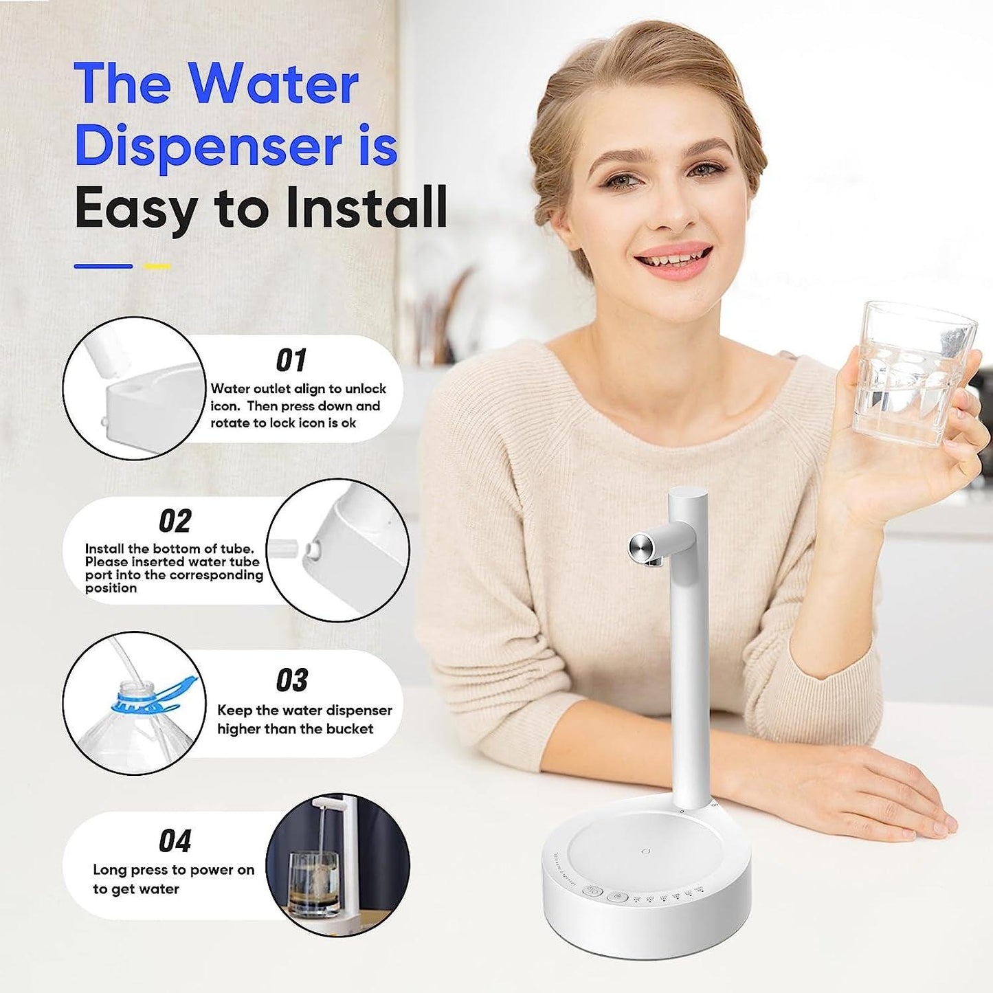 Automatic Desktop Water Dispenser - THE TRENDZ HIVE 