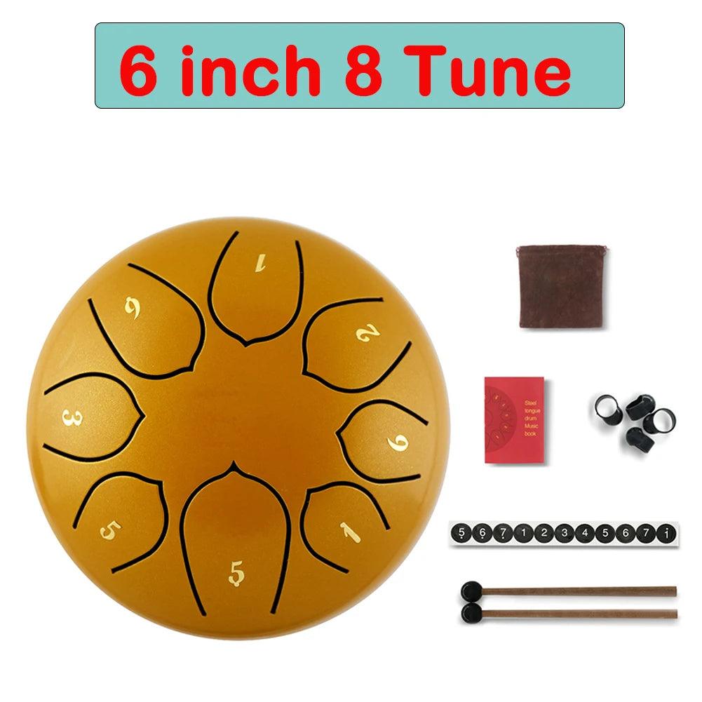 Tongue Drum 6 Inch Steel Set - THE TRENDZ HIVE 