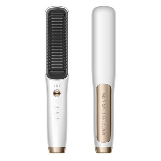 Wireless Hair Straightening Comb - THE TRENDZ HIVE 