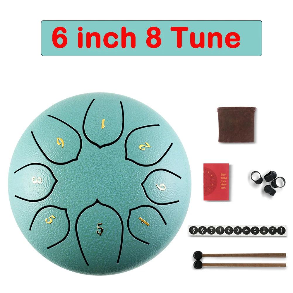 Tongue Drum 6 Inch Steel Set - THE TRENDZ HIVE 